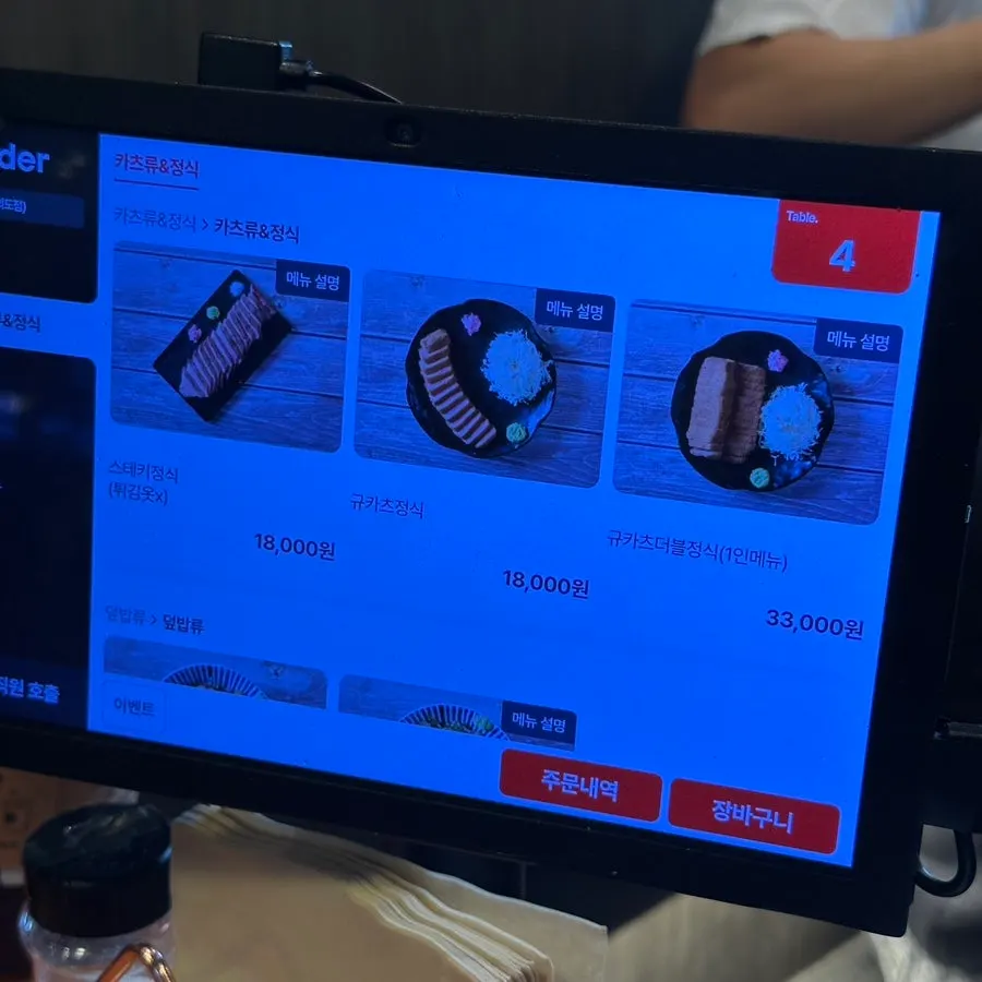 Izawa's menu board with prices