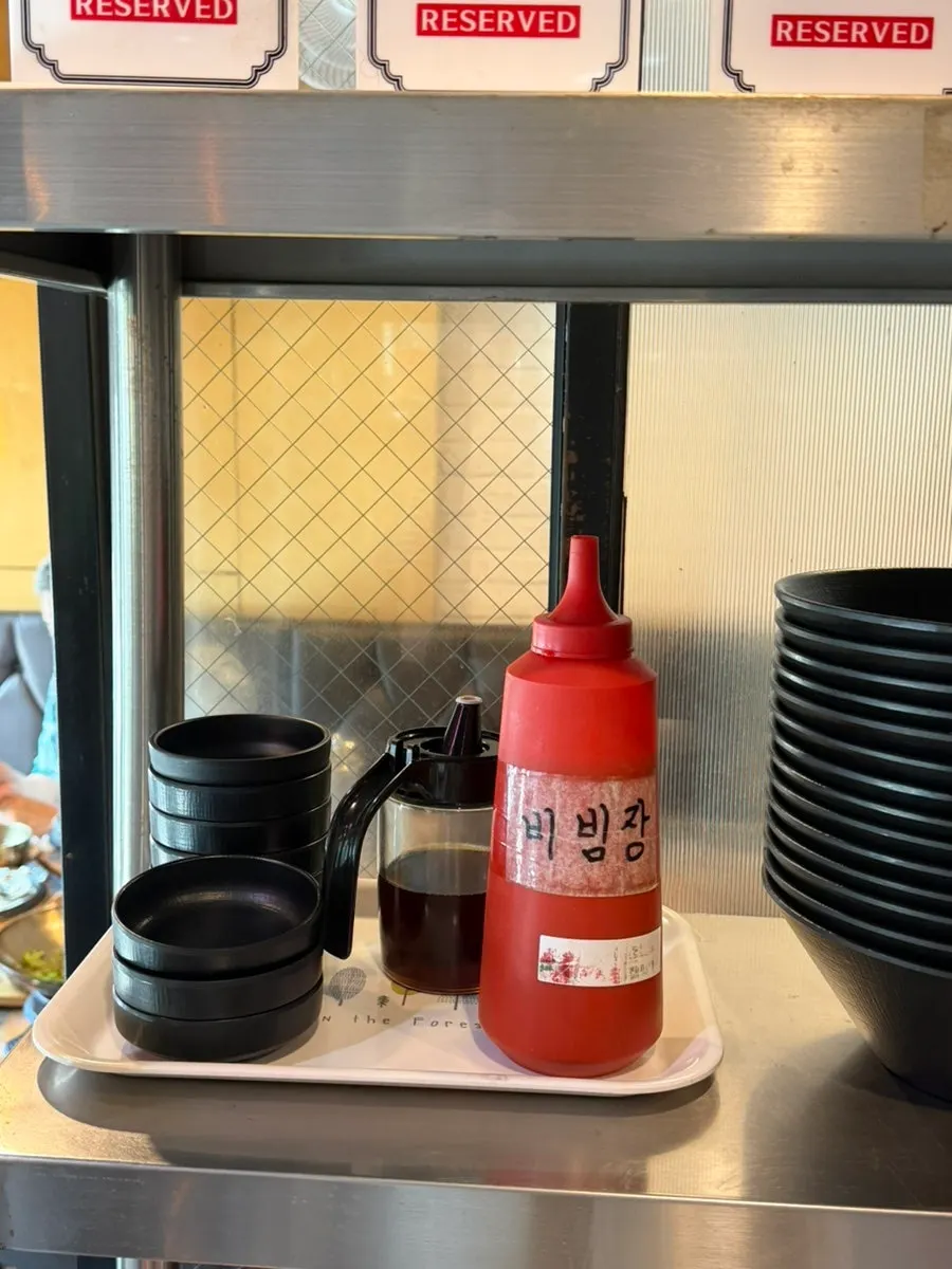 Basic side dishes set on the table