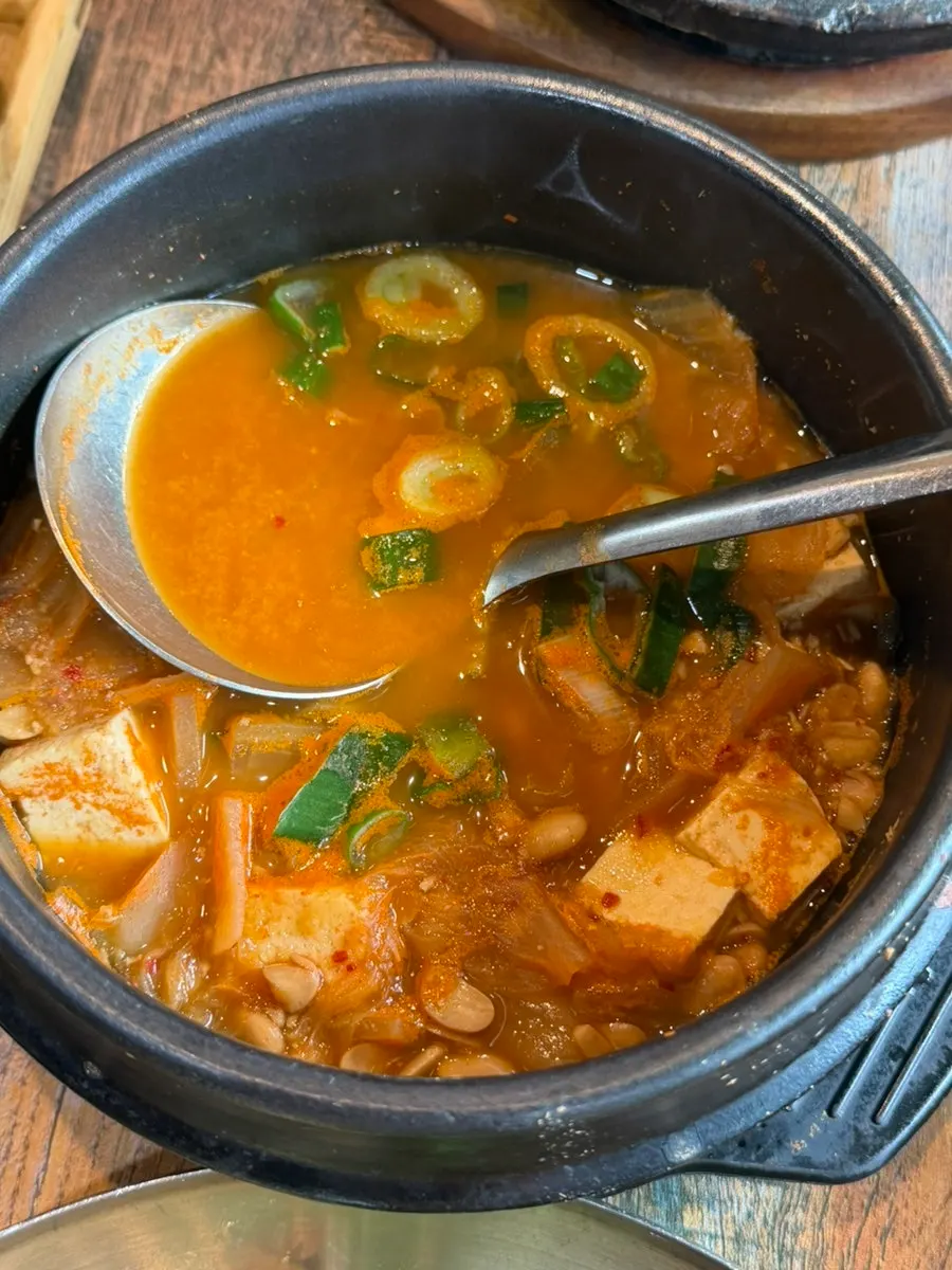 Bowl of savory cheonggukjang
