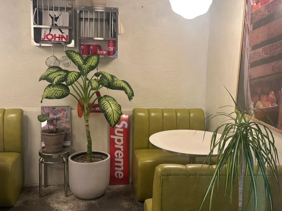 Inner 2–4 person sofa seating at Jam Jam