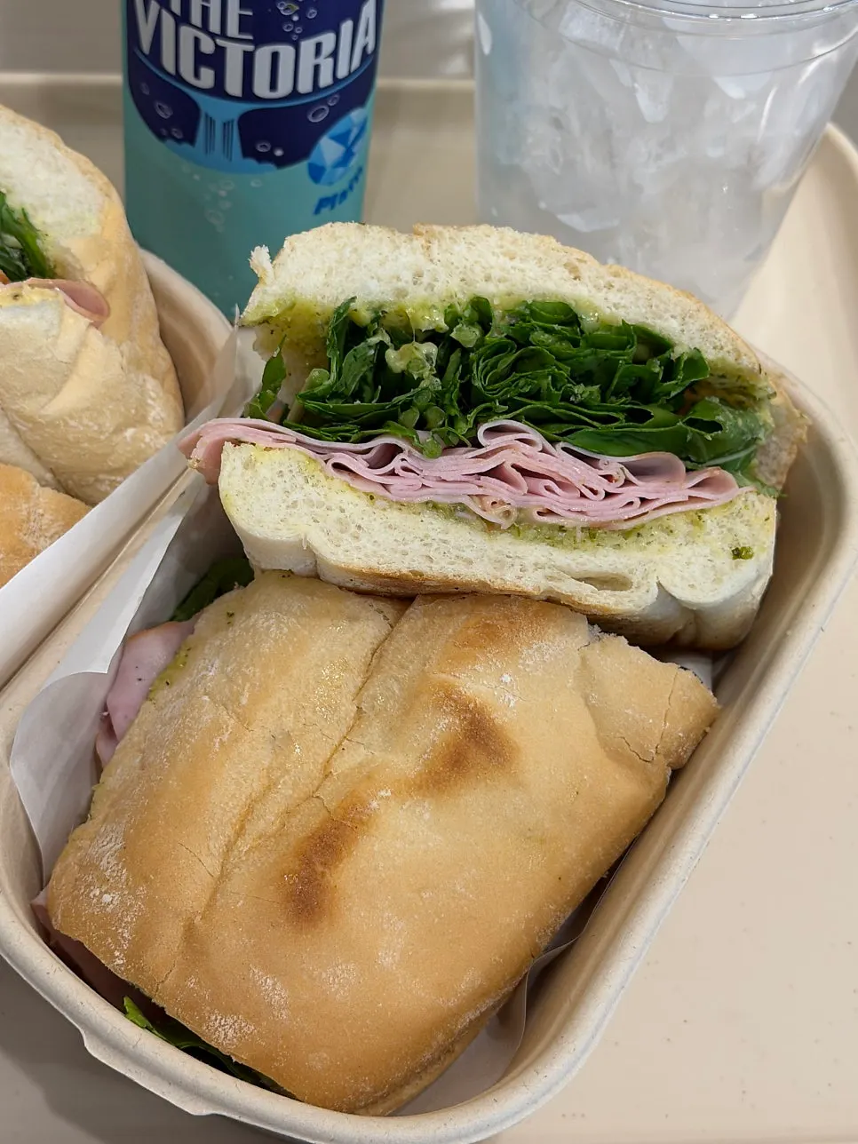 Truffle jambon-beurre sandwich