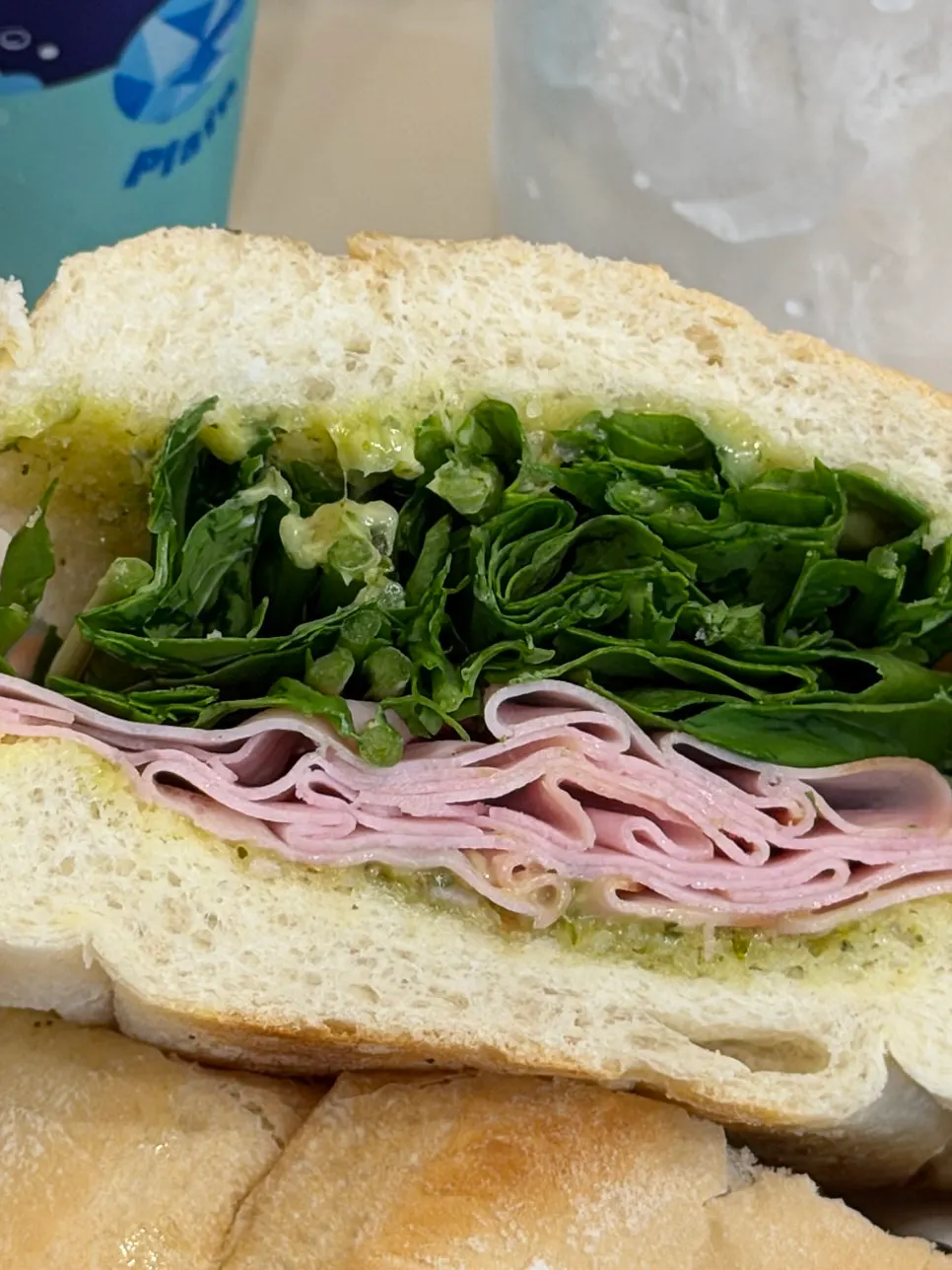 Truffle-scented ham sandwich