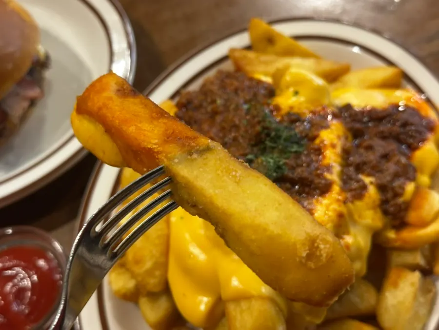 Signature fries made with Belgian potatoes