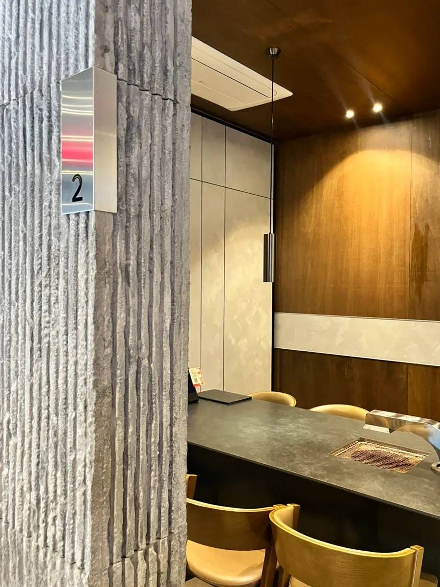 Photo related to the flame art wall and restaurant interior