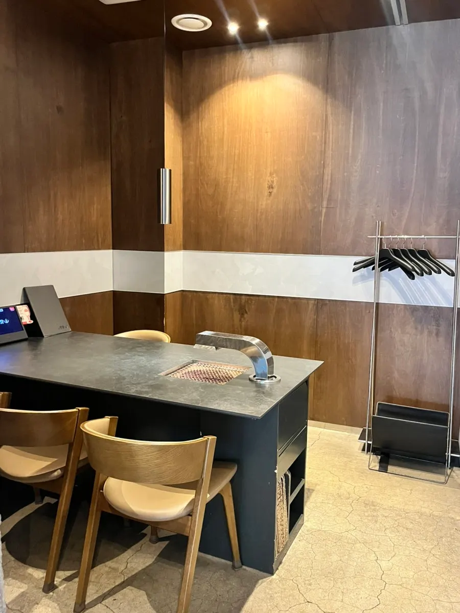 Photo related to the flame art wall and restaurant interior