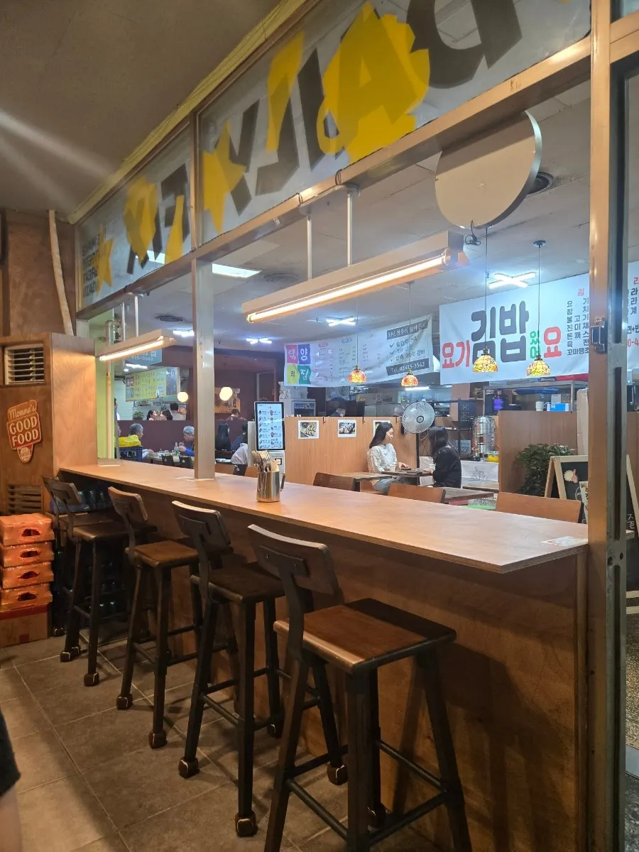 Bar table seating good for solo diners