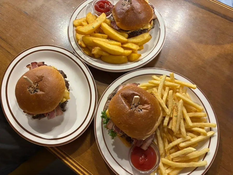 Hawaiian BBQ burger with Korean beef patty