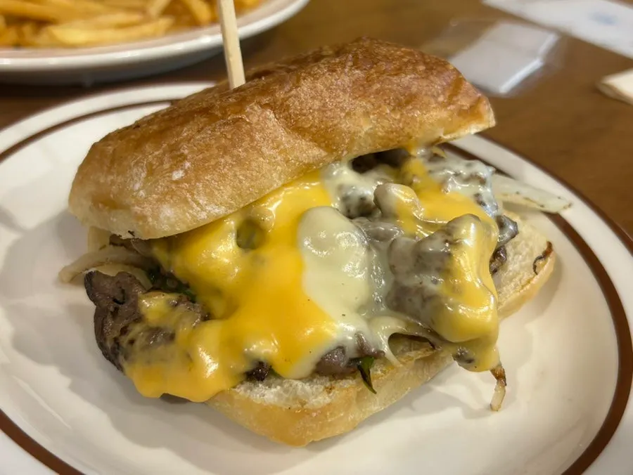 Daily Fix Philly cheese steak sandwich