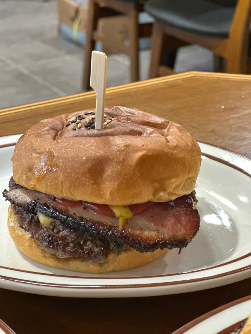 Cheeseburger highlighting rich beef patty flavor