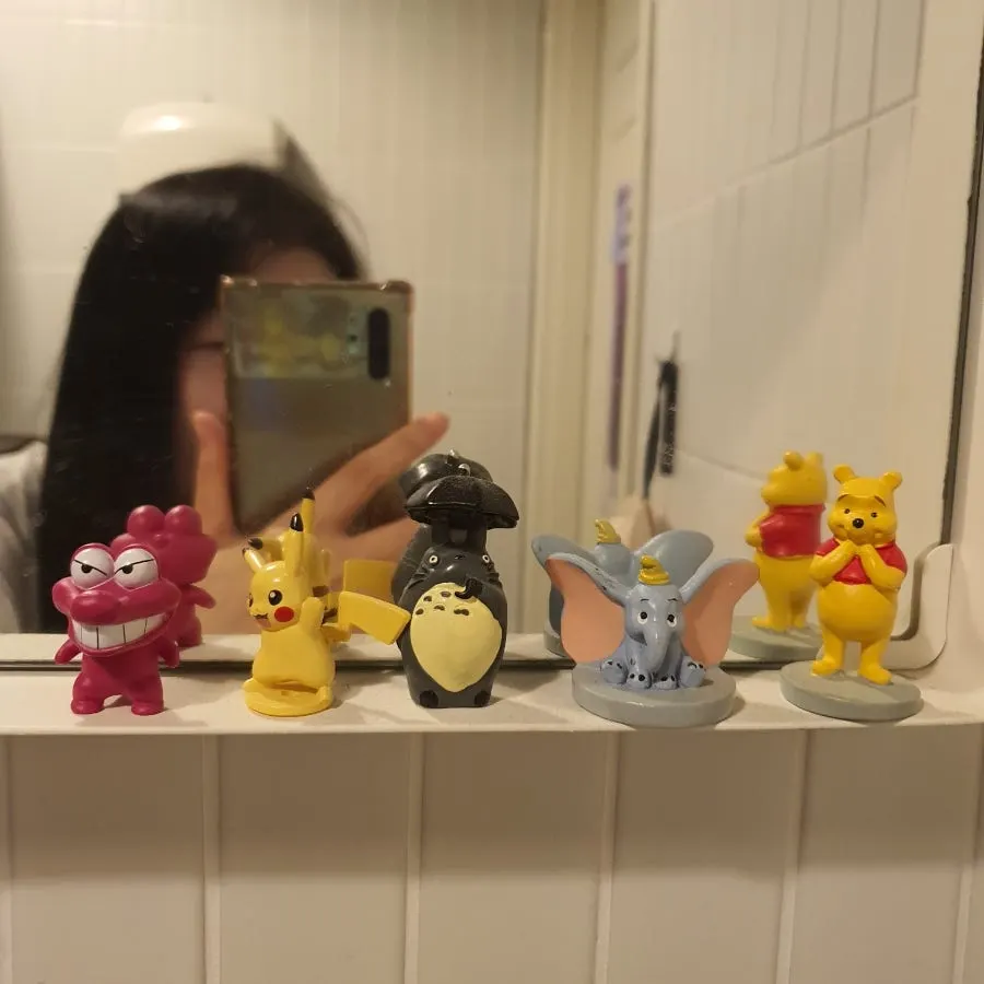 かわいらしく飾られた店内のお手洗い