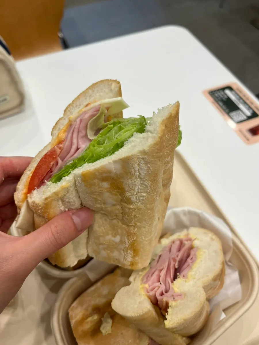 A generously sized Town Sandwich