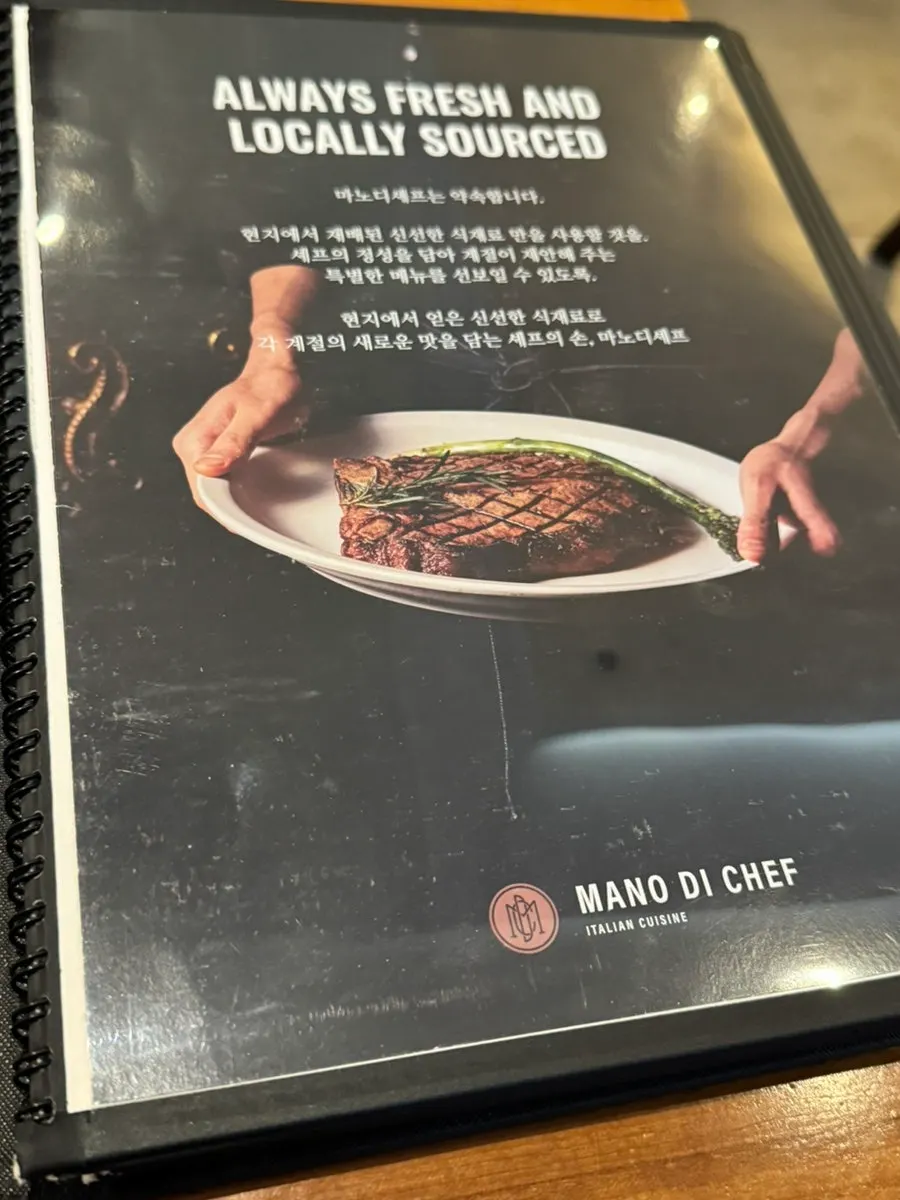 Pizza menu page