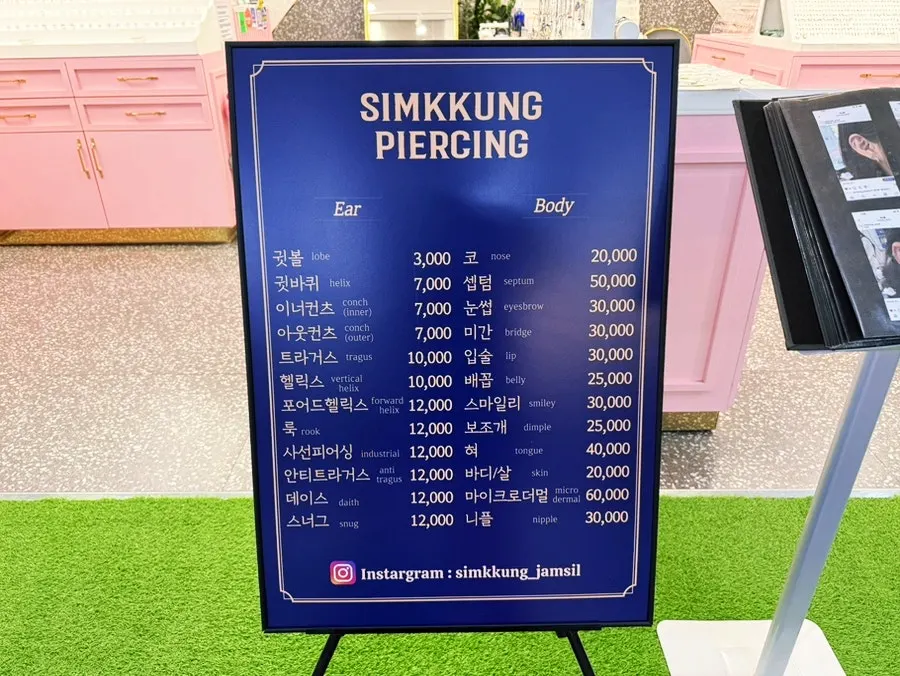 Piercing prices by placement