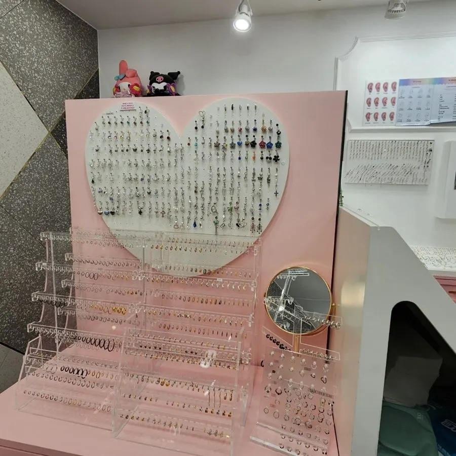 Piercing shop product display