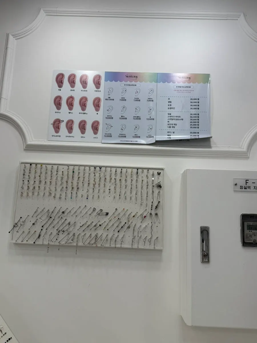 Surgical steel piercing display case