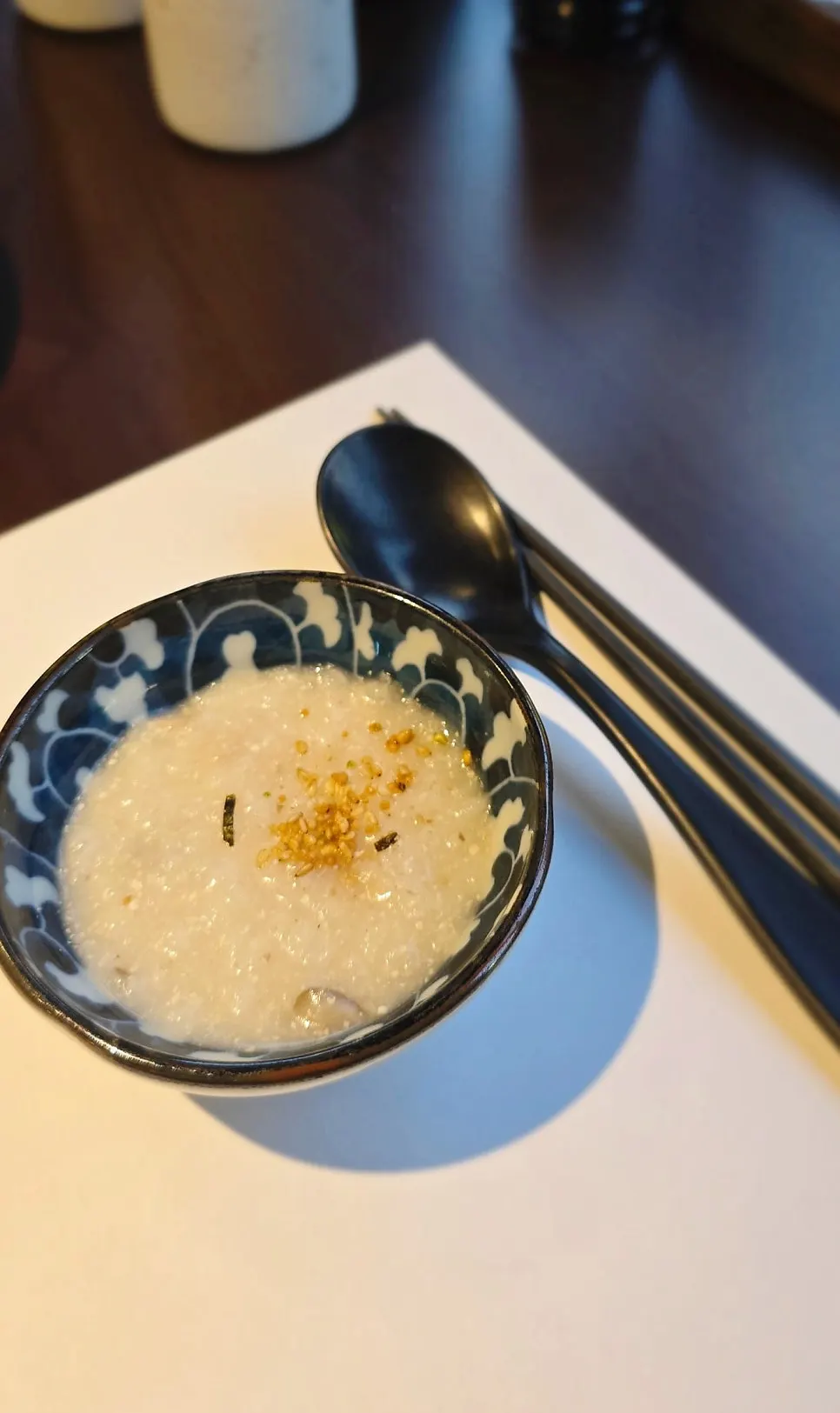 에피타이저로 나온 죽
