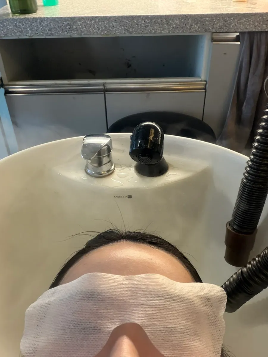 Steam device applied to the scalp
