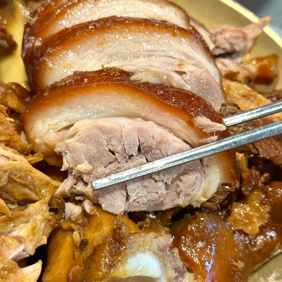 Jokbal meat with the skin still attached