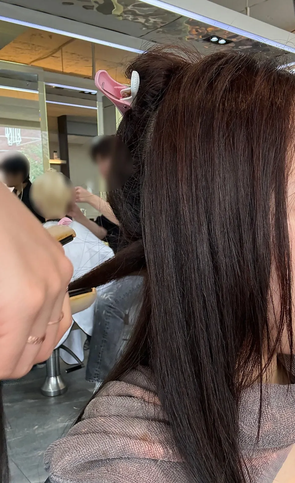 Start of the root perm treatment