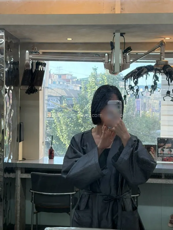 두피케어를 마친 뒤 개운해진 두피