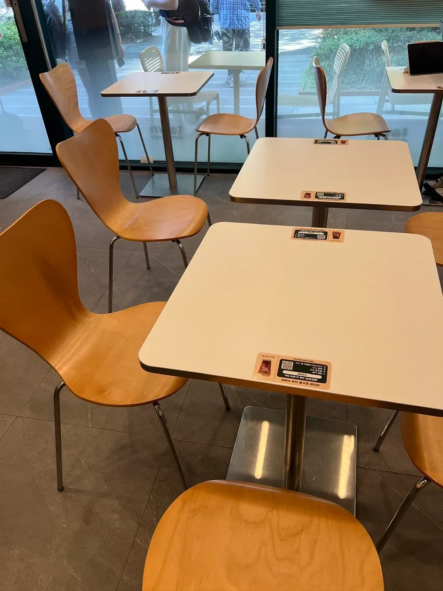 Bar table seating good for eating alone