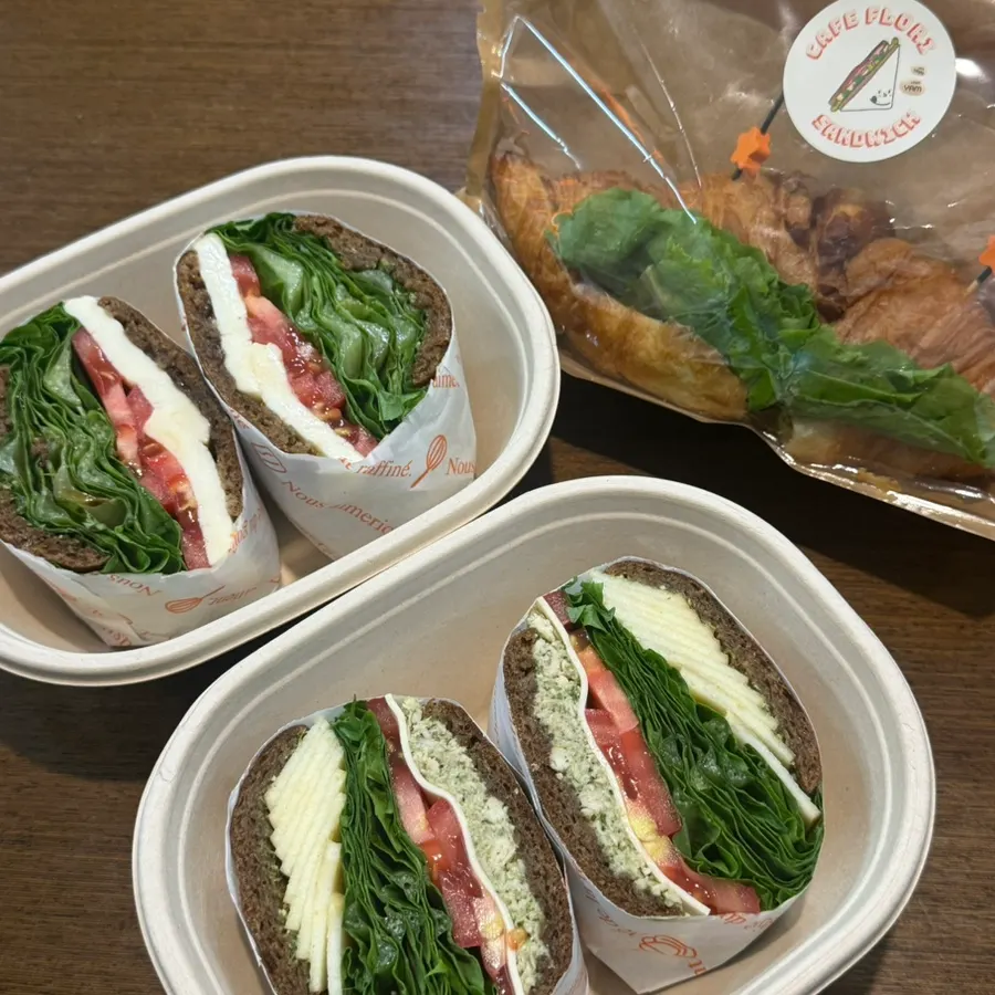 Final shot of sandwiches from Florisandwich Jamsil