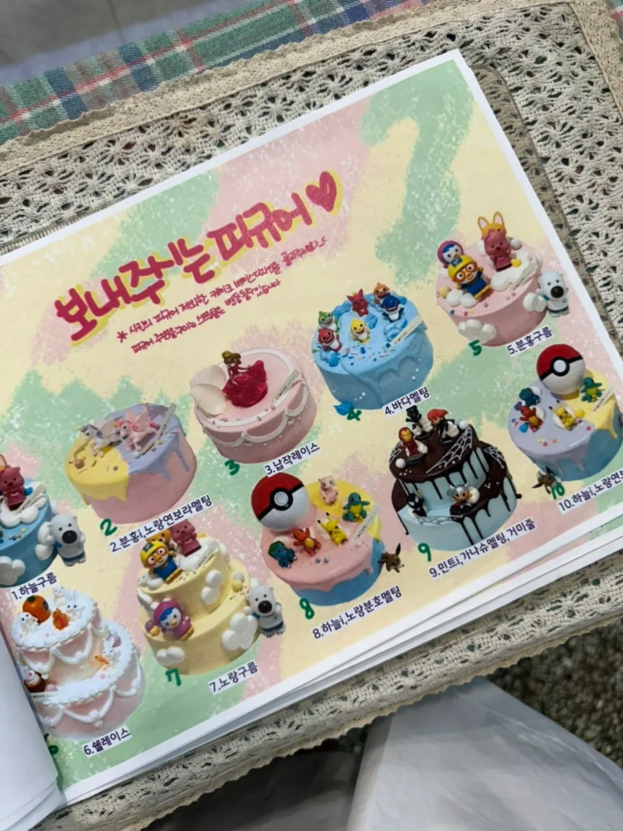 Sample birthday cake design at Circus Rabbit