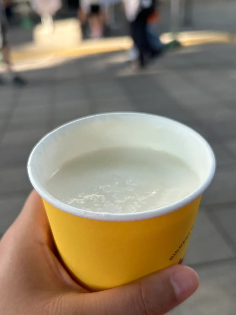 감자튀김과 함께 주문한 밀크쉐이크