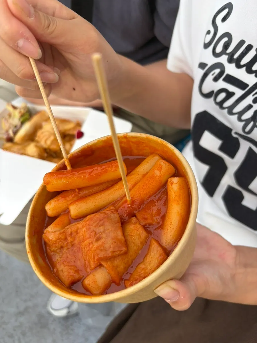 빙동댕 푸드트럭 떡볶이 포장 용기