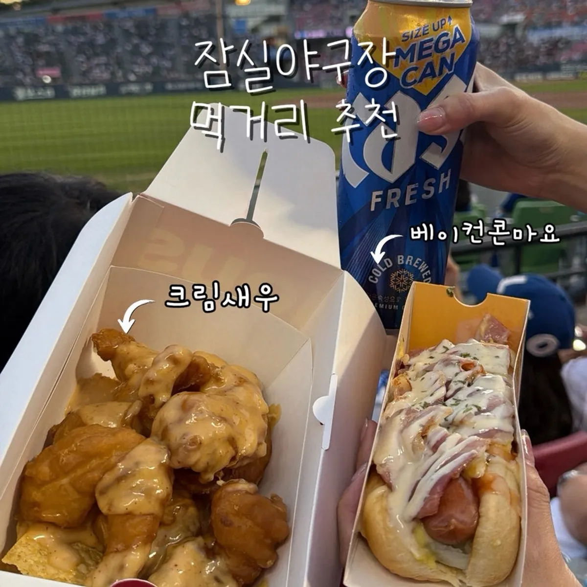 잠실야구장 푸드트럭 먹거리 대표 사진