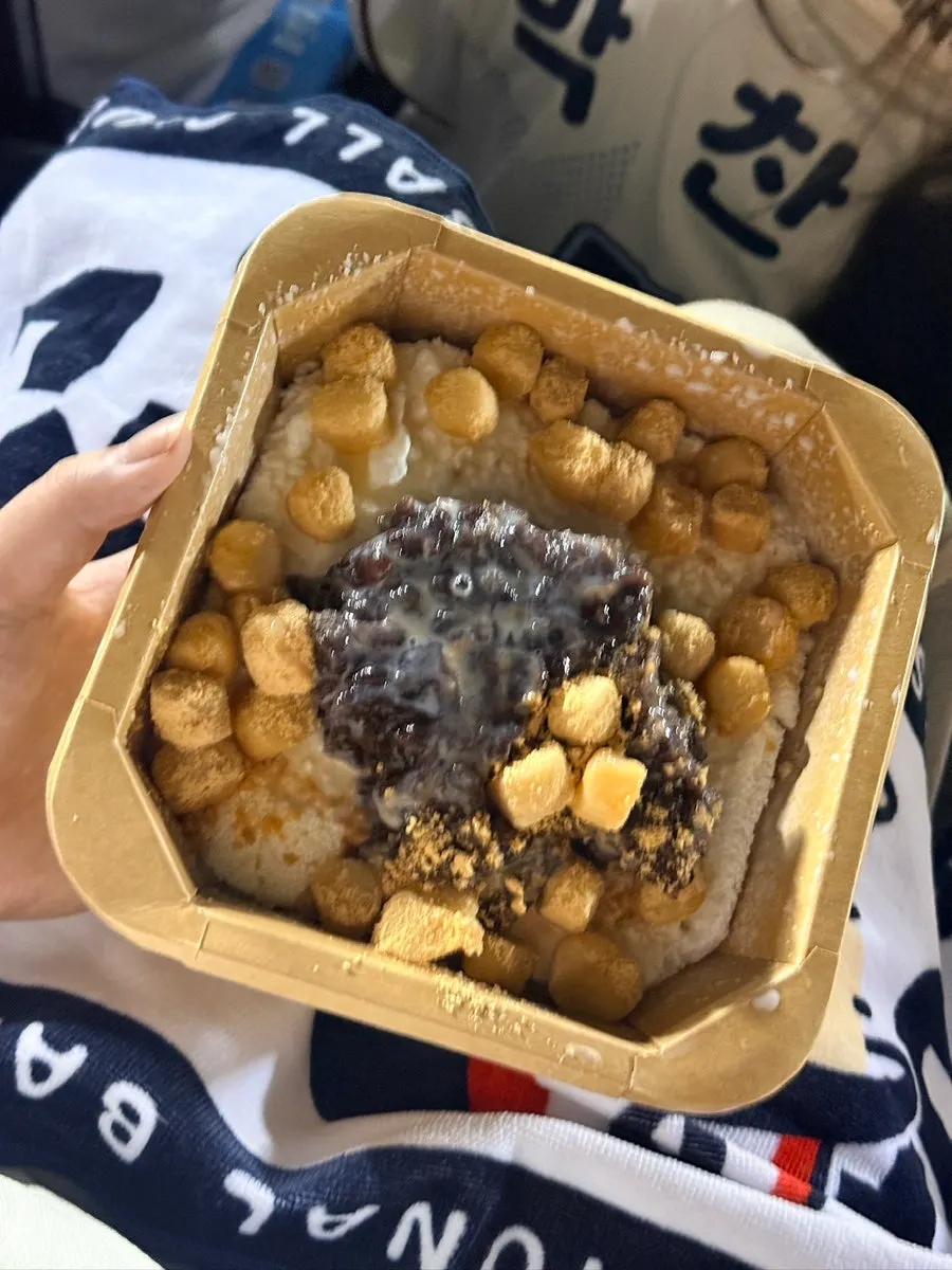 빙동댕 눈꽃팥빙수 한 그릇