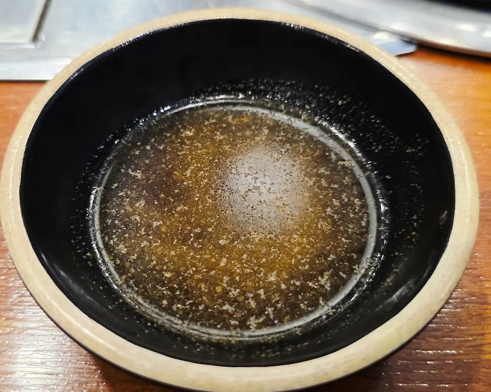 순대국정식 상차림 전체 모습
