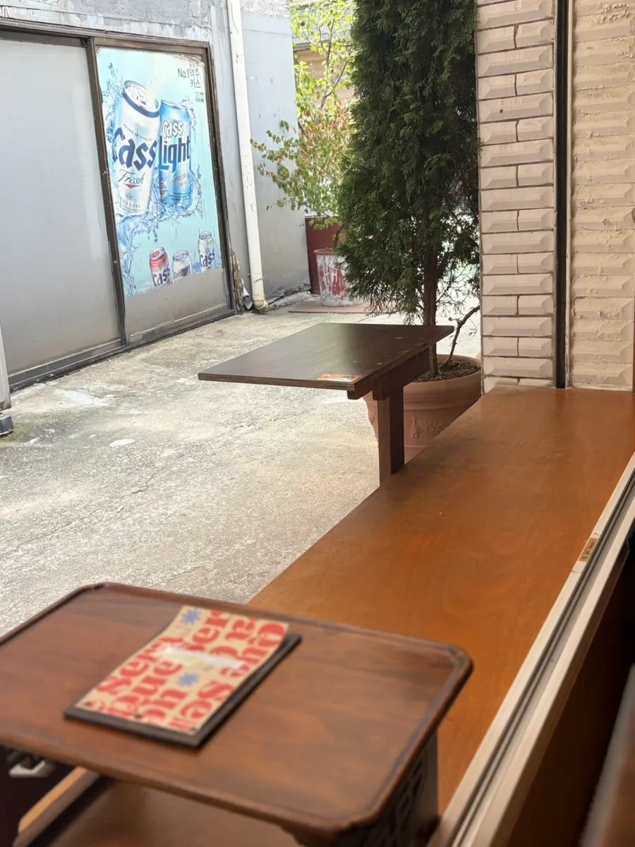 쾌세라 테라스 테이블 세팅