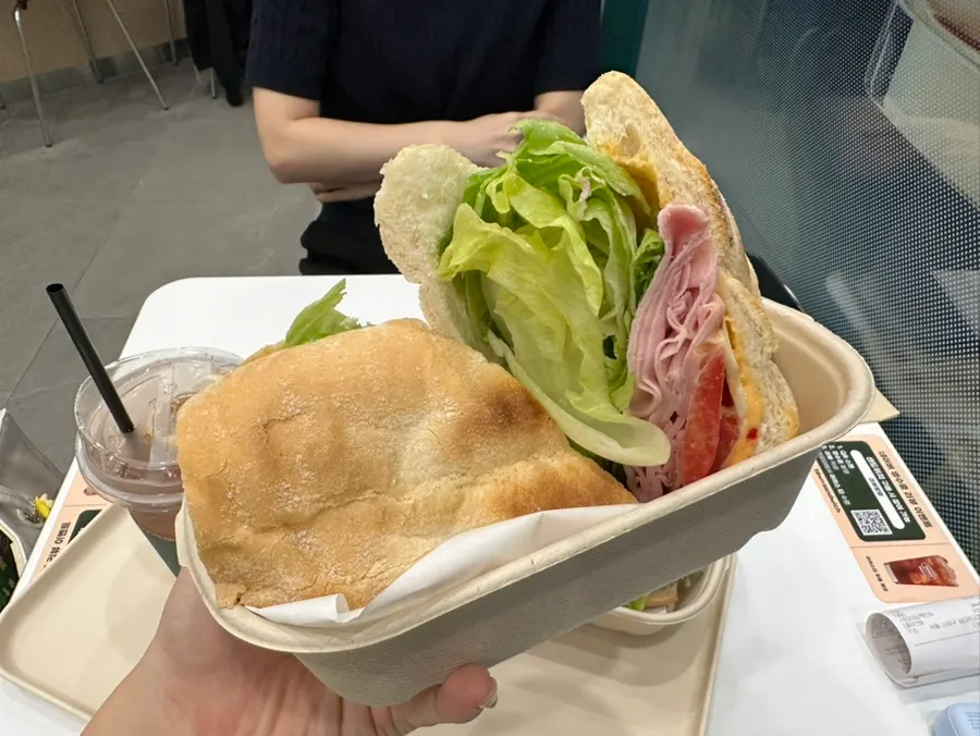 The signature Town Sandwich, generously filled