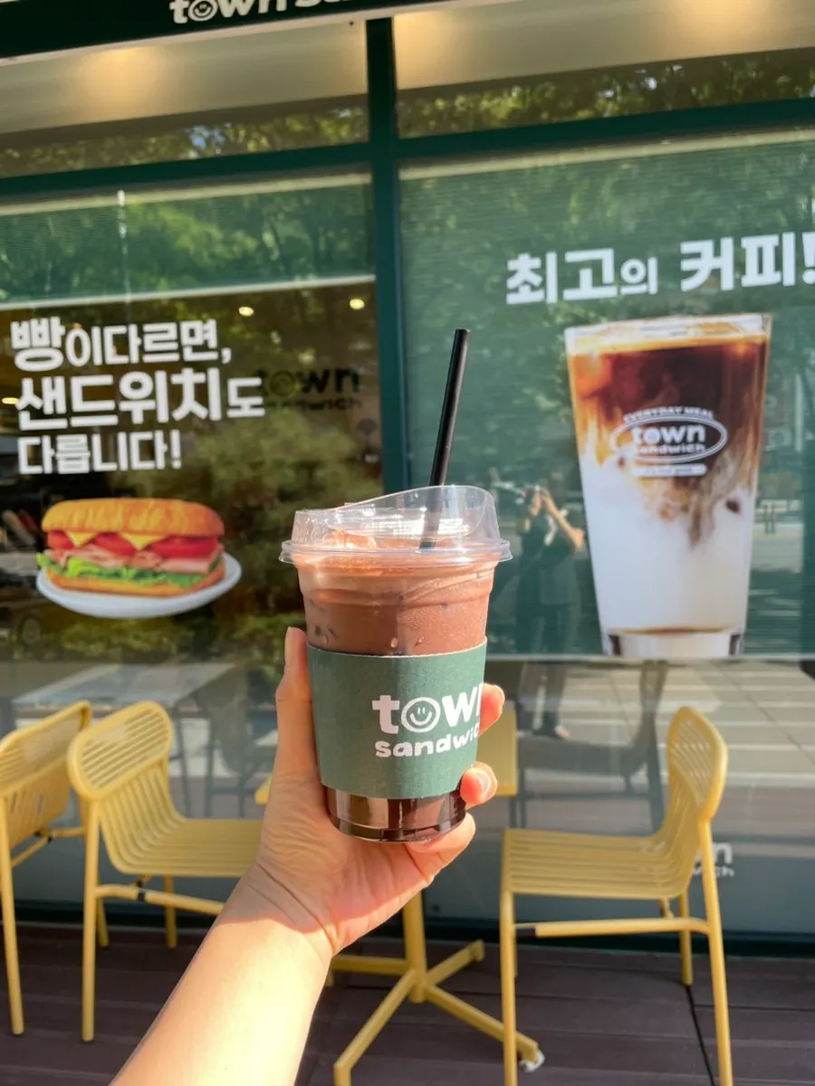 Choco latte cup taken to go