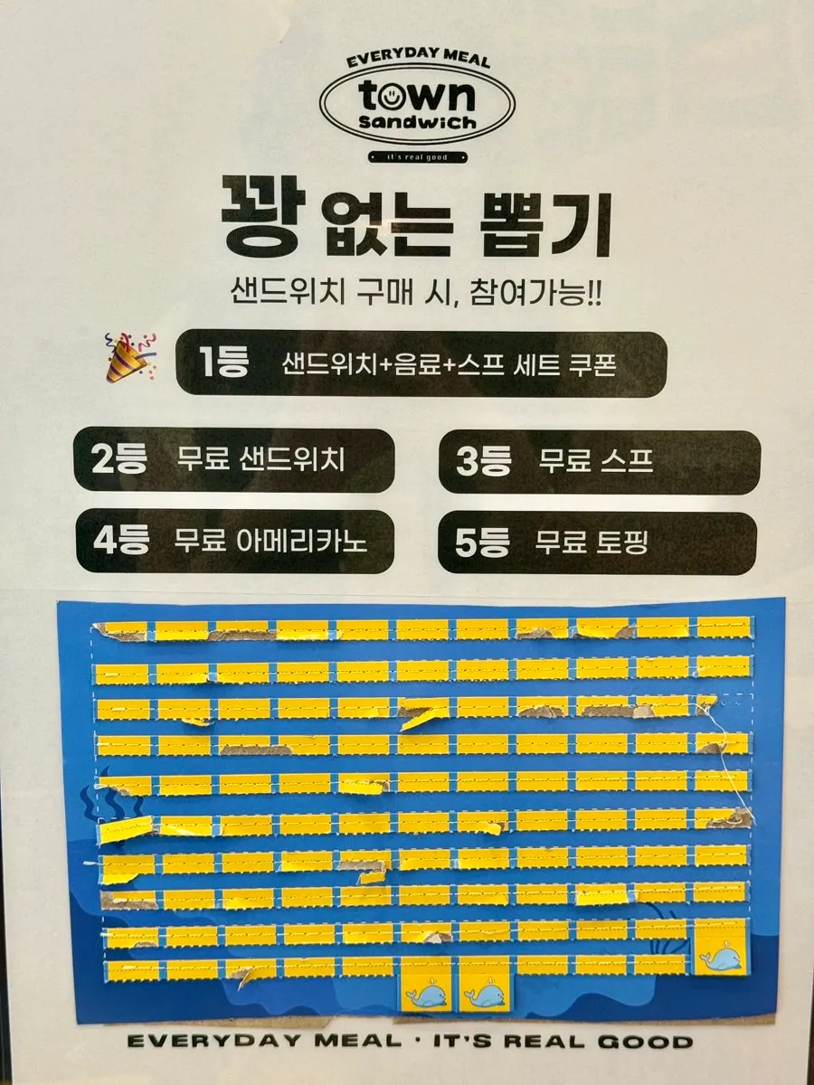 Coffee and dessert menu display