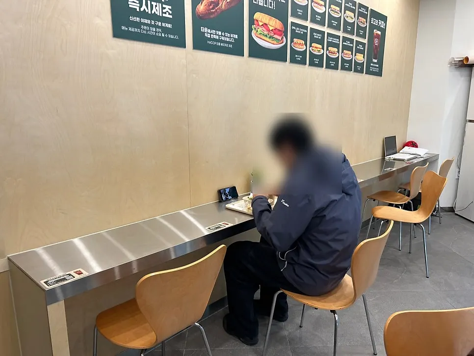 Comfortable in-store space for brunch