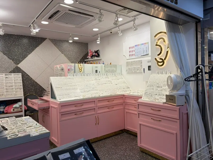 Bright interior of the shop