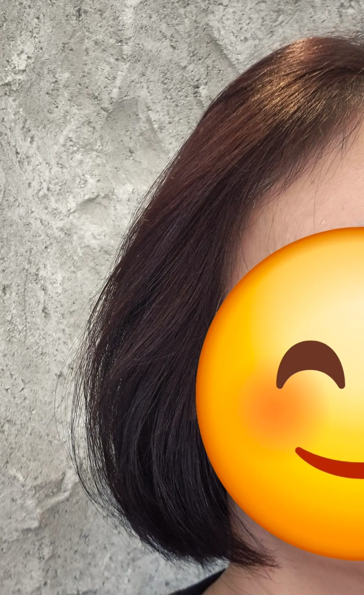 밀본 리페어클리닉 시술 후 정돈된 머릿결