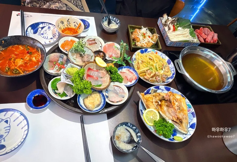 사시미 오카카세 한상 상차림