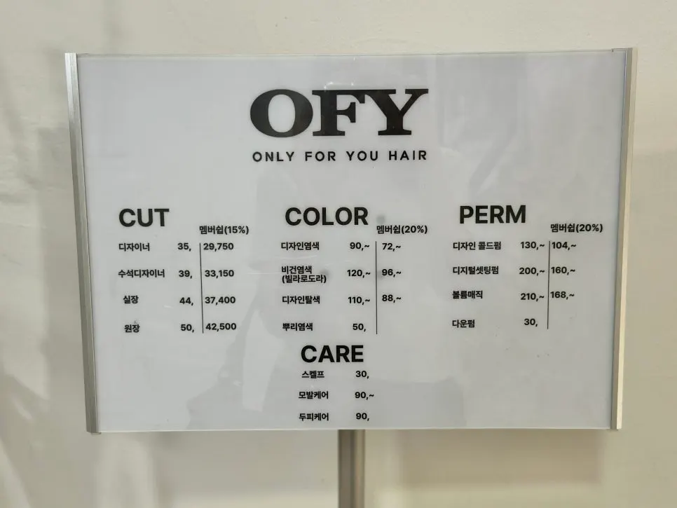 Consultation checking hair condition