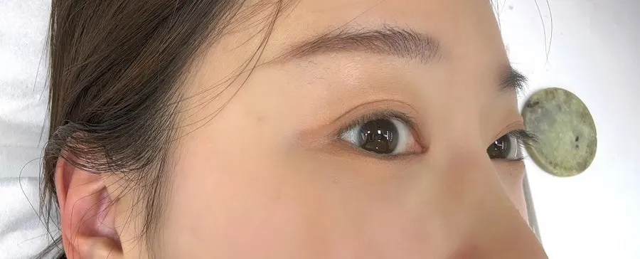이물감 없는 속눈썹 연장 후 눈매