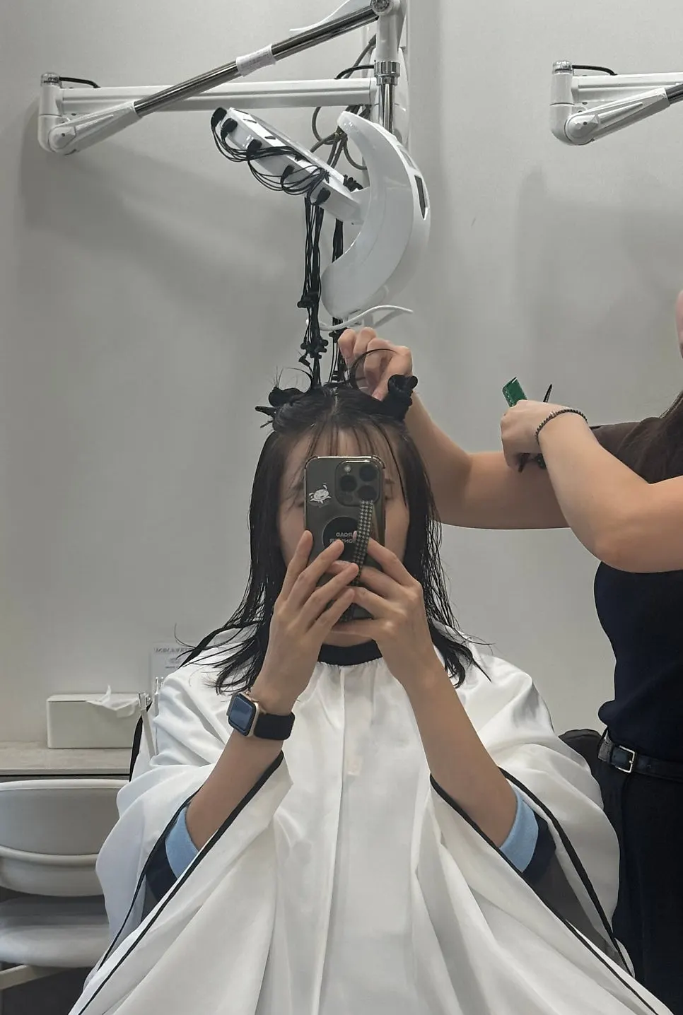 Starting the cut after the consultation