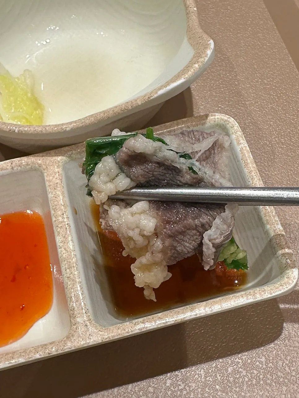 칠리 간장 땅콩소스 구성