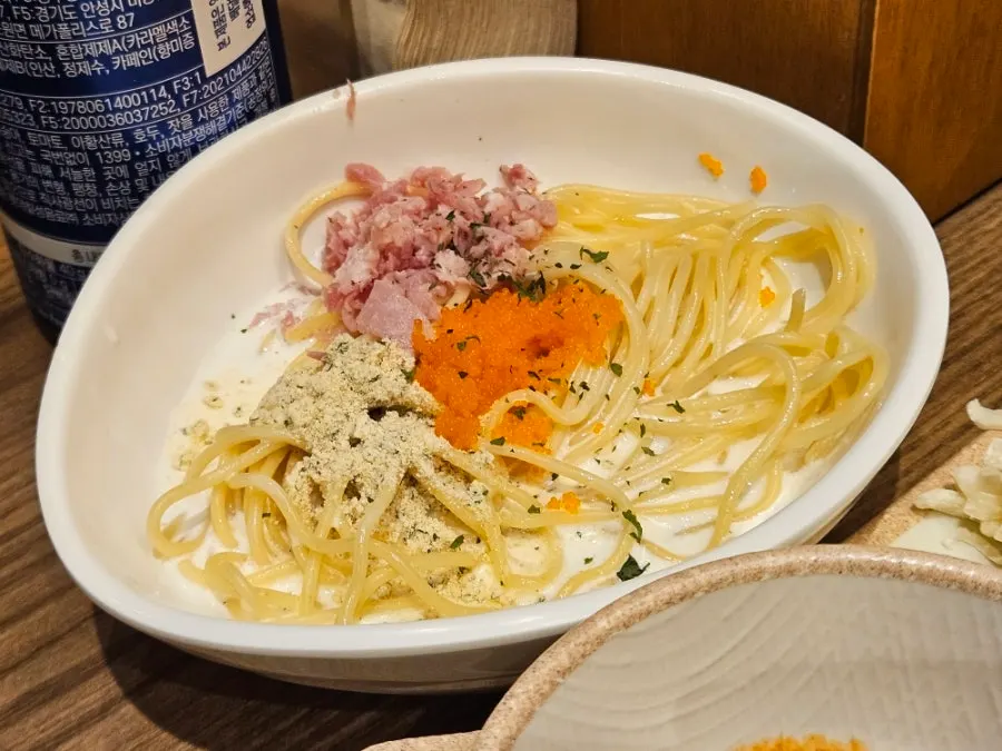 Mild-broth shabu-shabu and cream pasta set
