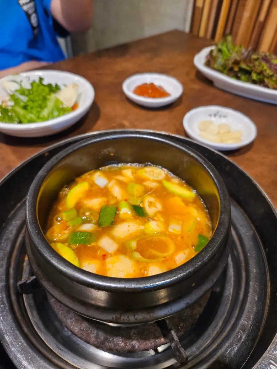 안흥갈비 고기 메뉴와 식사류 메뉴판