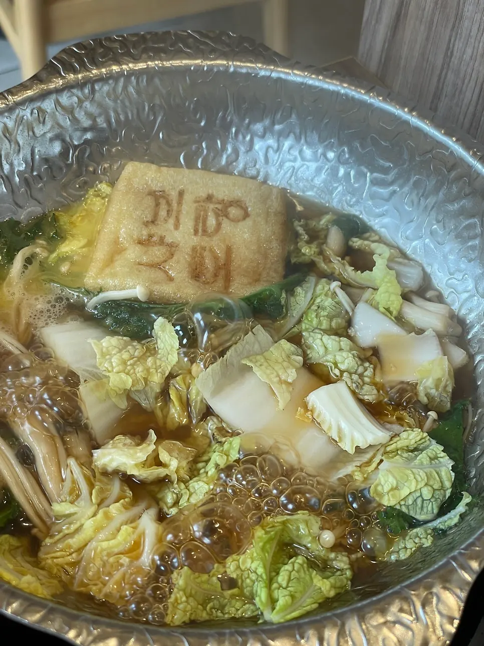 Sukiyaki made with chicken breast