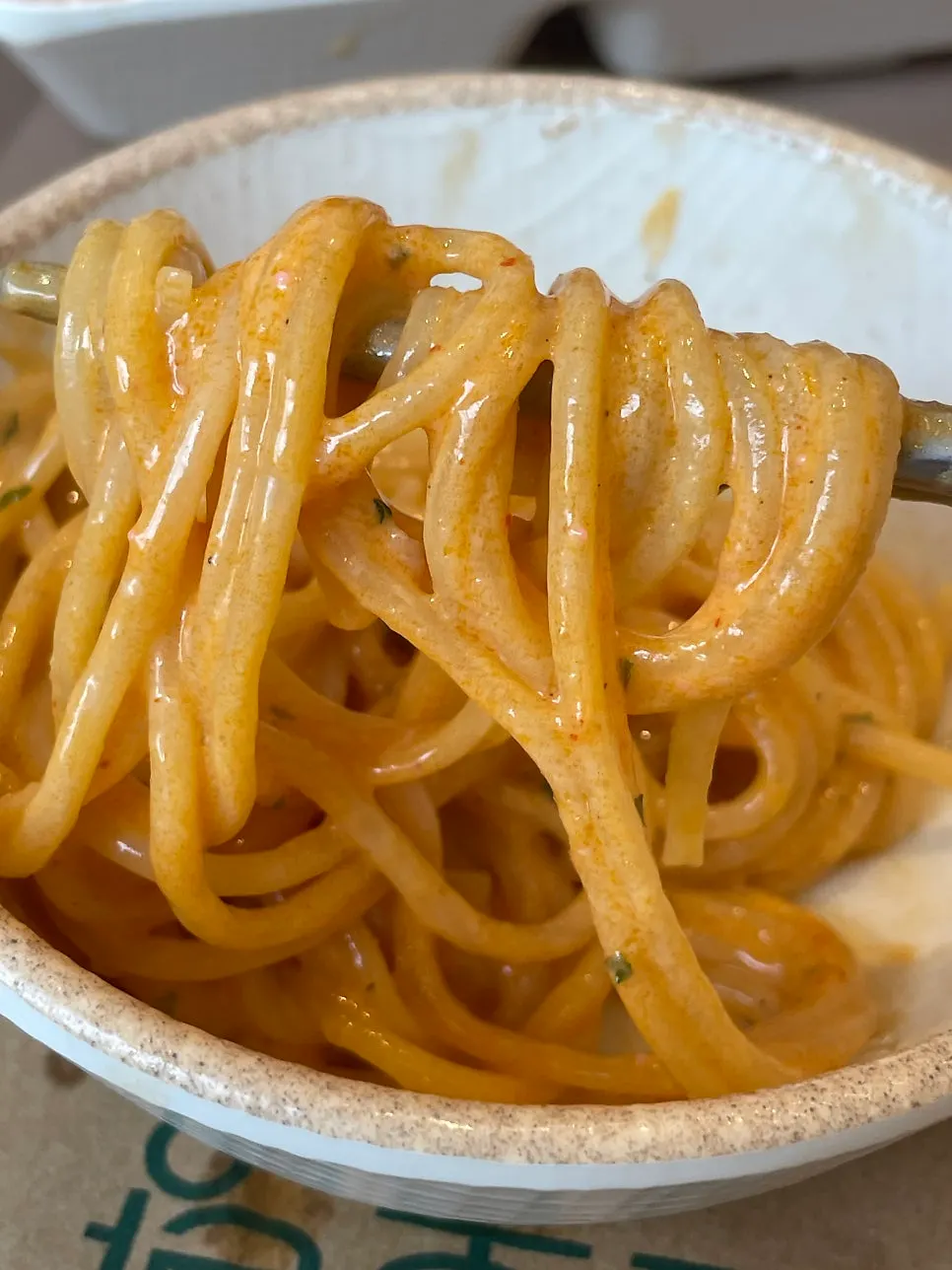 A spicy bite of Buldak cream pasta