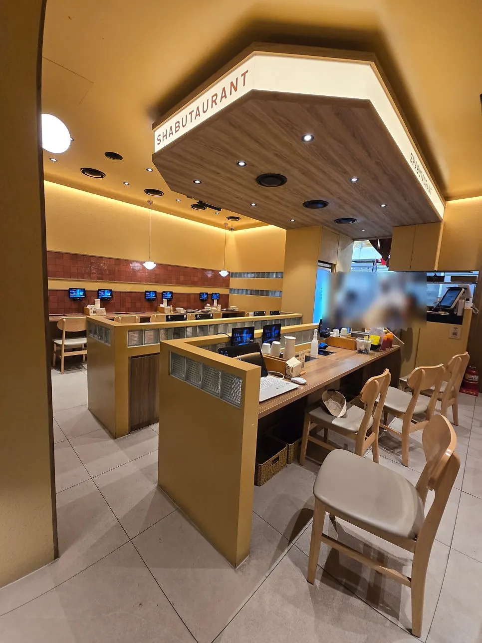 Seating inside Shabu Torang Jang-an Direct Branch