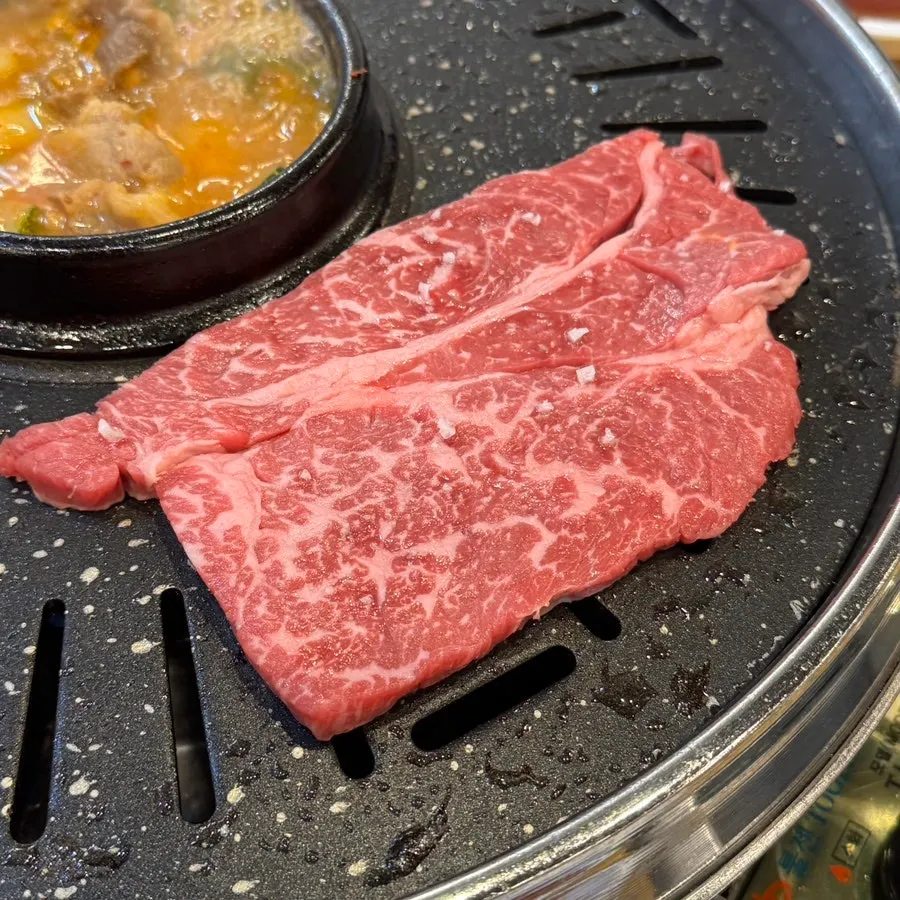 된장찌개 국물 한 숟갈